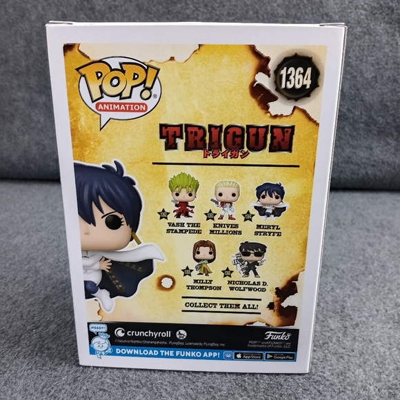 Funko Pop Trigun Anime Character in Dynamic Action Pose #1364 - Picture 5 of 7